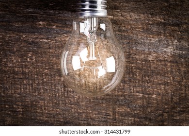 Light bulb close up
