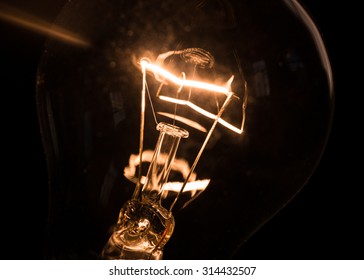 Light bulb close up