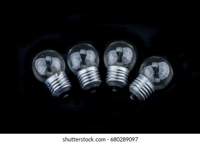 light bulb in dark background 