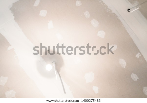 Light Bulb Hanging On Ceiling Repairing Stock Photo Edit Now