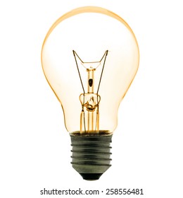 Light Bulb Isolated On White Background