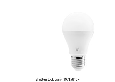Light bulb on a white background.