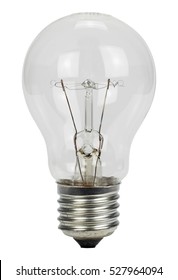 Light Bulb On A White Background