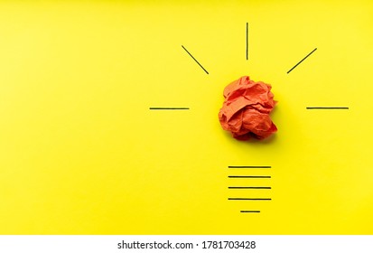 Light bulb over yellow background in vision and idea conceptual image. Conceptual image of creativity. Symbol of business strategy. Conceptual image of brainstorming, innovation and creativity - Shutterstock ID 1781703428