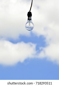 light bulb in the sky