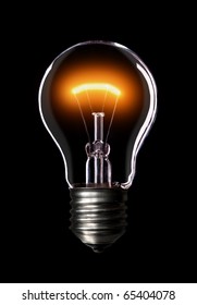 134,162 Lightbulb on black background Images, Stock Photos & Vectors ...