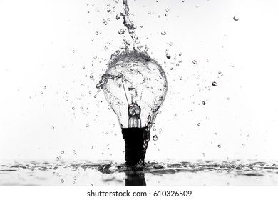 Light Bulb In Water