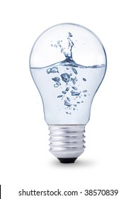 Light Bulb With Water Inside