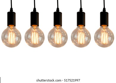 Light Bulb White Background