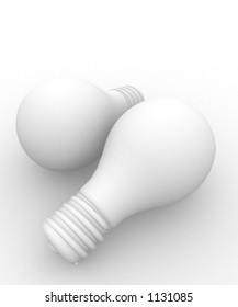 light bulb white on white