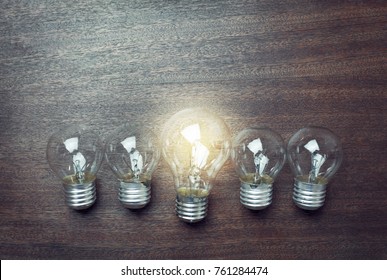 Light Bulbs Leader Concept Stock Photo 761284474 | Shutterstock