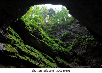 Light In Cave Entrance