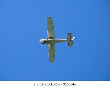 Light Cessna private airplane