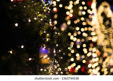 the light of the Christmas tree - Shutterstock ID 1363744538