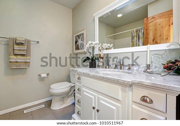 Light Clean Bathroom Interior Boasts White Stock Photo Edit Now