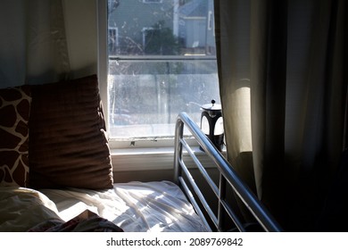 Light Coming Through A Bedroom Window