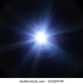 Light. concert lighting against a dark background ilustration - Shutterstock ID 135369749