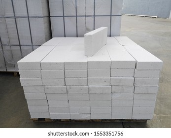 Light Concrete Blocks White Block Stock Photo 1553351756 