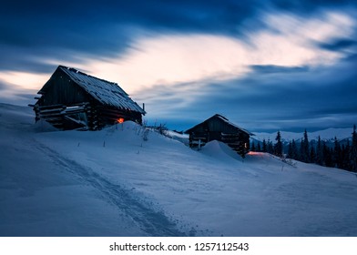 Hutte Winter Blockhaus Images Stock Photos Vectors Shutterstock