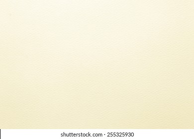 Light cream yellow water color paper texture watercolor paper background