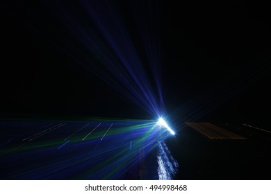 The light in the dark, the abstract background