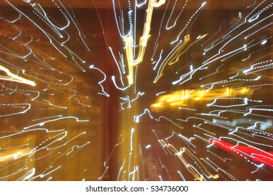 The light in the dark, the abstract background
