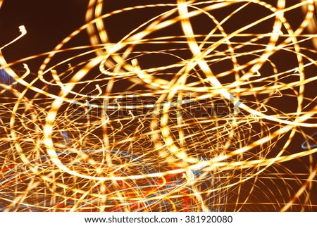 The light in the dark, the abstract background