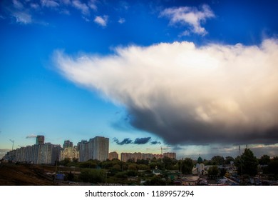 Light in the Dark and Dramatic Storm Clouds background