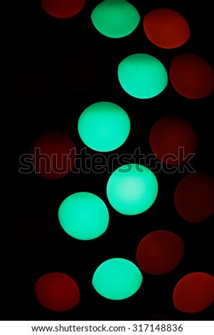 Light diffusion in the lens
