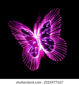light display captured using slow shutter speed
