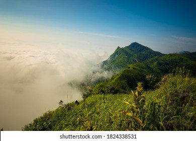 Light Doi Phatang Chang Rai Top View In Thailand