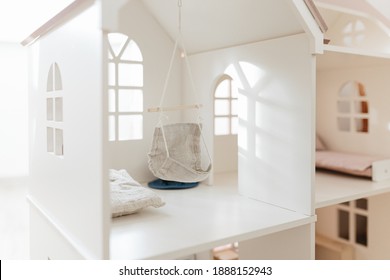 Light Doll House Interior Miniature In Children Room