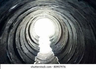 Light at End of Round Tunnel