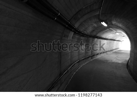 Similar – Tube_#01 Tunnel Untergrund