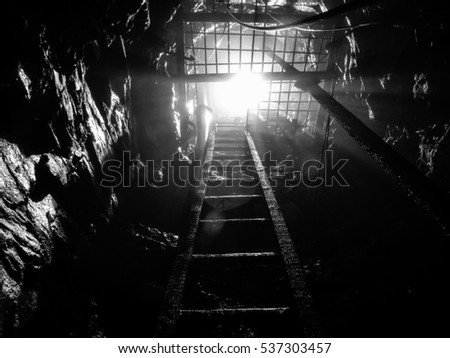 A light in the end of a tunnel
