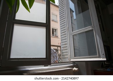 light enters through a window