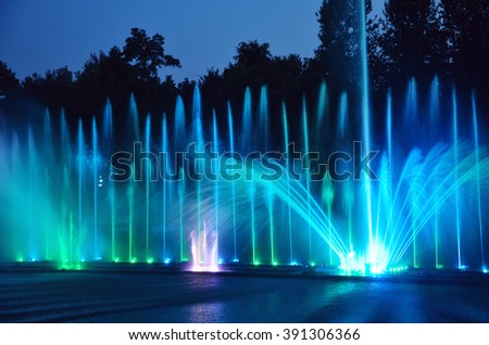 light fountain