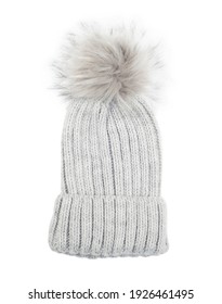 gray winter hat