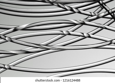 a light gray linear pattern, in random order