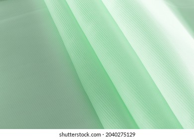 Light Green Neoprene Fabric Folded