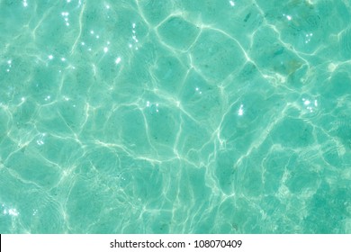 Light Green Water Ripple Background