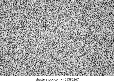 Light grey gravel (Pebble) floor texture, top view. - Shutterstock ID 485395267