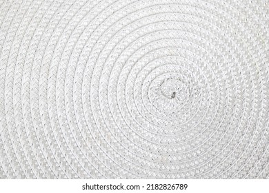 Light Grey Spiral Pattern Food Kitchen Coaster Abstract White-gray Simple Minimal Background Texture, Full Frame, Backdrop, Nobody, No People. Modern Circular Pattern, Wallpaper, Detail Shot