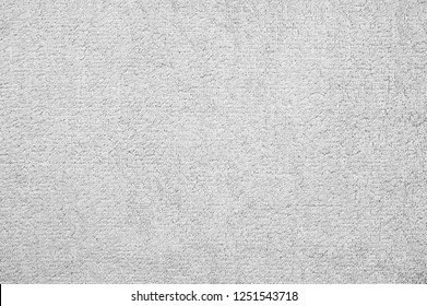 Light Grey Terry Cloth Texture As Background.