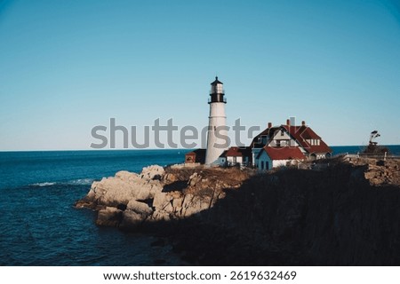 Light house at the beach 