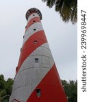 Light House( Functional)of North Bay Island of Andaman and Nicobar Island, Republic of India.