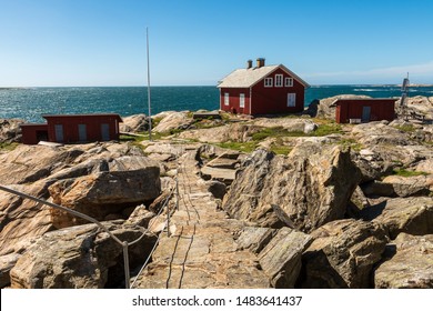 Light House Keeper.  Islandsberg, Grundsund. West Coast Of Sweden.