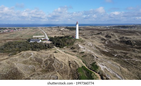 Light House At The Shores In Denmark