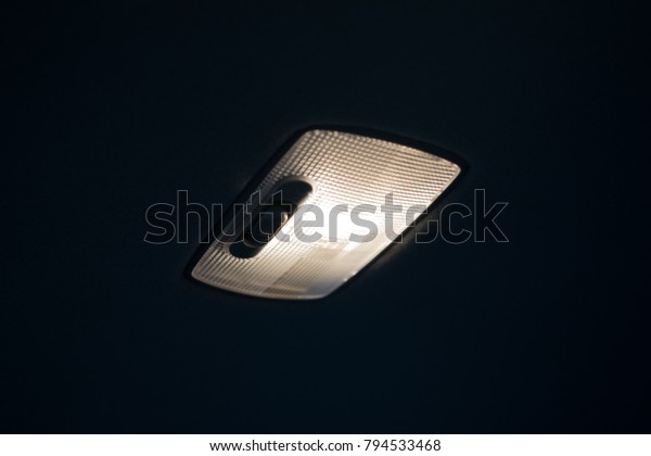 light lamp in cabin of city\
car