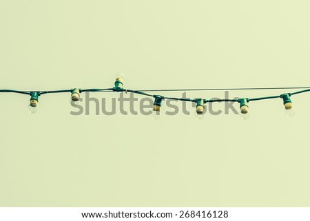 Similar – Image, Stock Photo light chain Cable